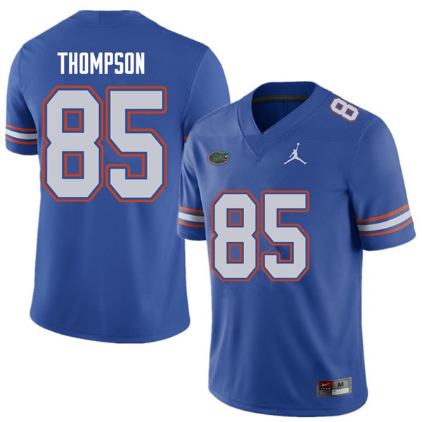 Jordan Brand Men #85 Trey Thompson Florida Gators College Football Jerseys Royal